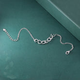 Linked Hearts 92.5 Sterling Silver Bracelet For Women